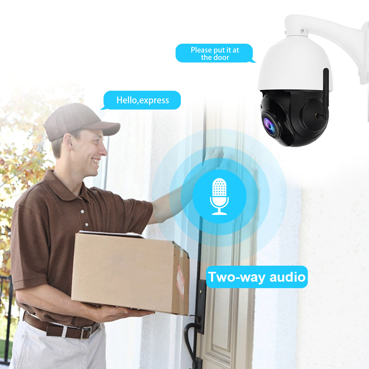 JideTech 2MP 4G 20X Zoom PTZ IP-Kamera (P2-20X-2MP4G)