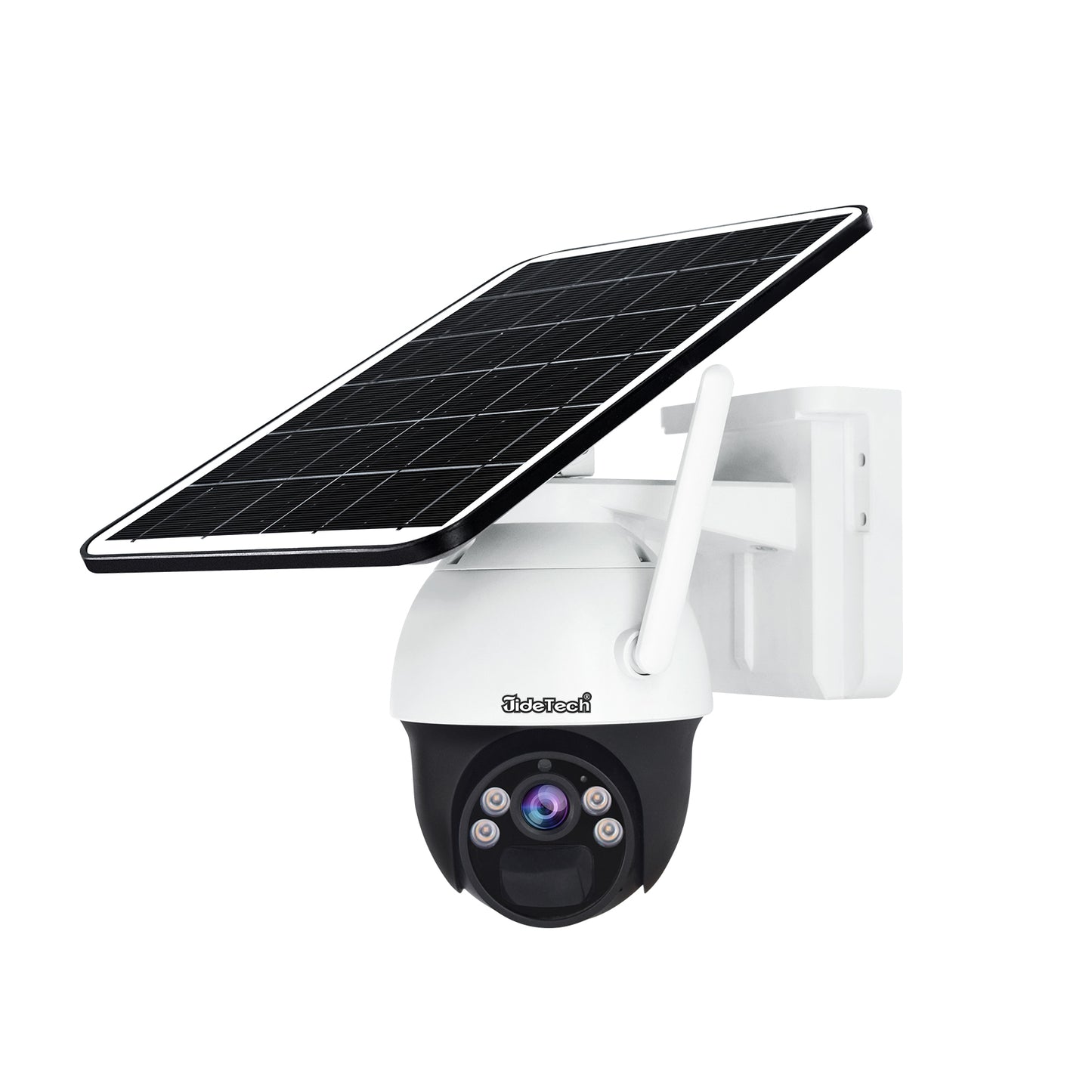 JideTech 4MP WIFI Mini-Solarkamera mit Echtzeit-Push-Alarm (S5-4MPW) 