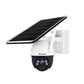 JideTech 4MP Drahtlose, solarbetriebene Sicherheits-IP-Kamera für den Außenbereich mit 10800-mAh-Akku (S5-4MPW) 