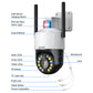 JideTech 3.5inch 10X 5MP 4G (Red & Blue Alert ) PTZ Camera  (Q6-10X-5MP4G)