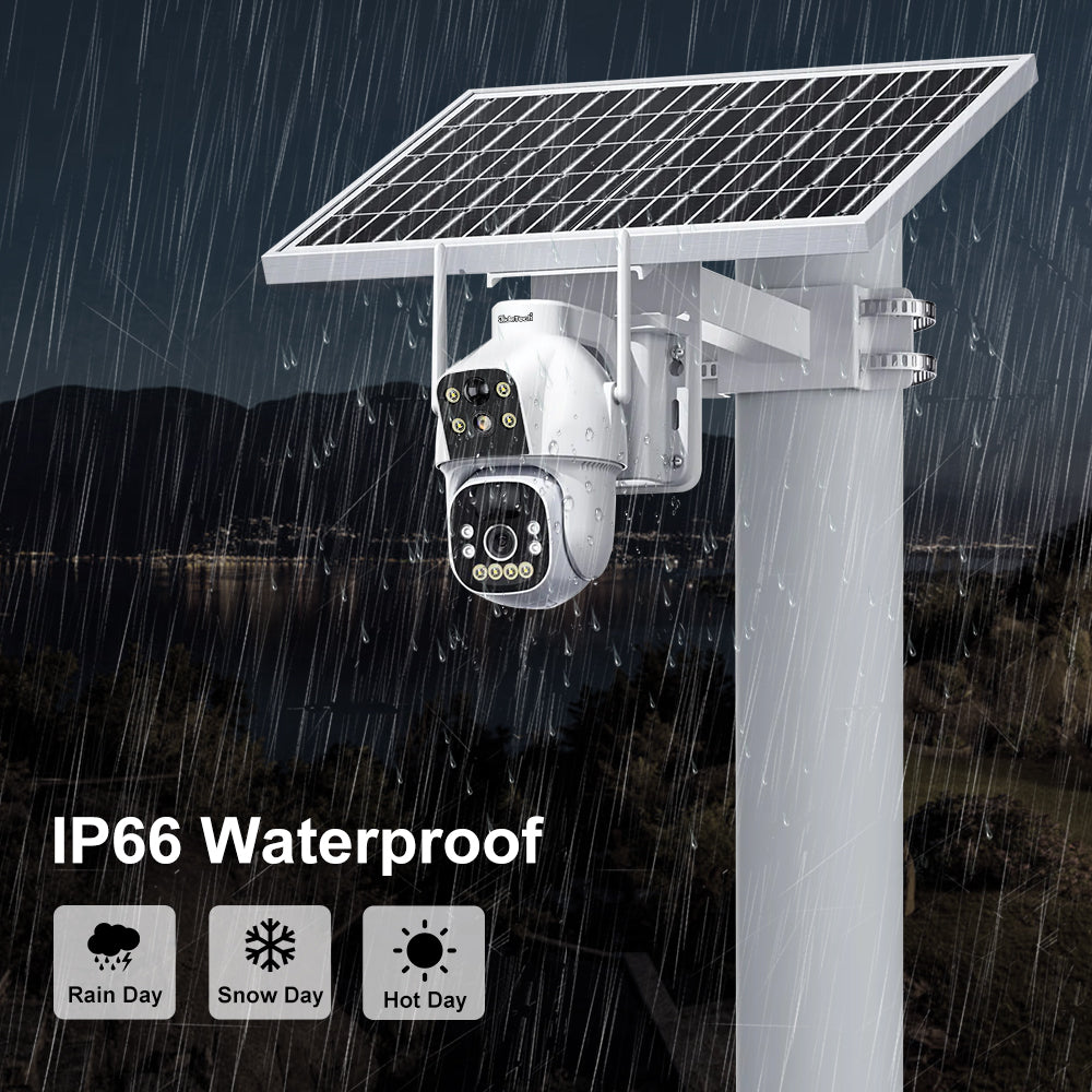 JideTech Dual Modell 4G Solar PIR Kamera (S2-4G(PIR)) 