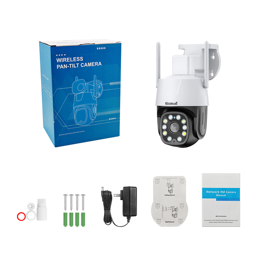 JideTech 5MP Mini 4G PTZ-Kamera (Q3-4MP4G) 