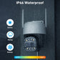 JideTech Dual Lens 4G Wi-Fi PTZ-Kameras (Q2-2-2MP4G) 