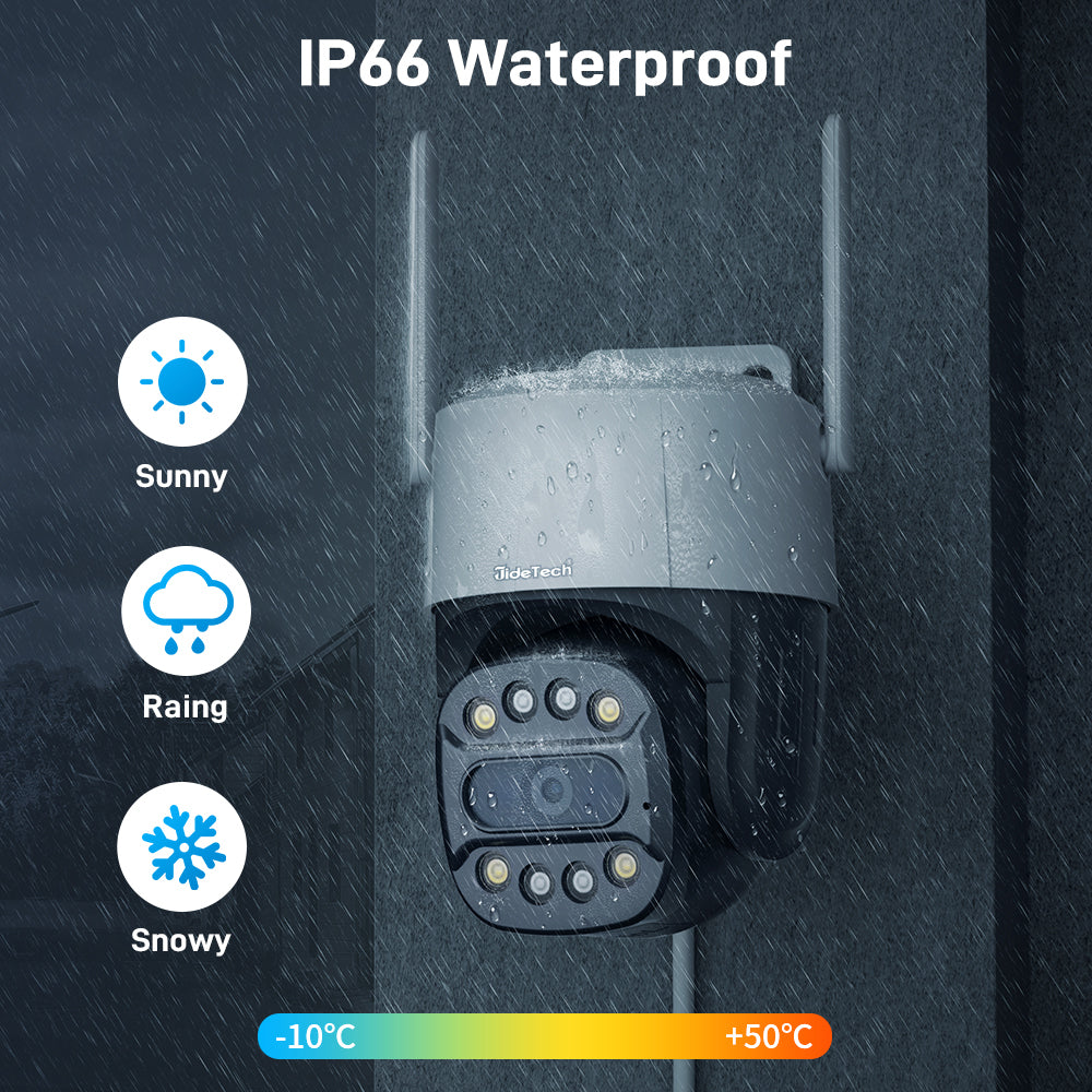 JideTech 5MP Mini 4G PTZ Camera (Q2-5MP4G)