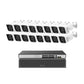 JideTech 5MP/8MP 16CH POE CCTV-Kamera mit NVR Innen-/Außenkamera-Set (NK2-16H-5MP) 