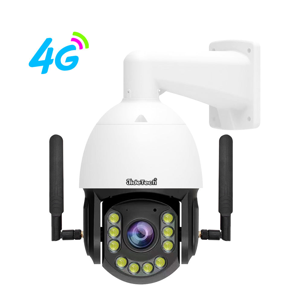 JideTech 5MP/8MP WiFi/4G 30X Optical Zoom Auto Tracking 4G PTZ Camera (P22)