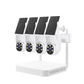 JideTech WIFI 4MP 4CH Mini-Solarkamera-Set (NK7-4H-4MPW)