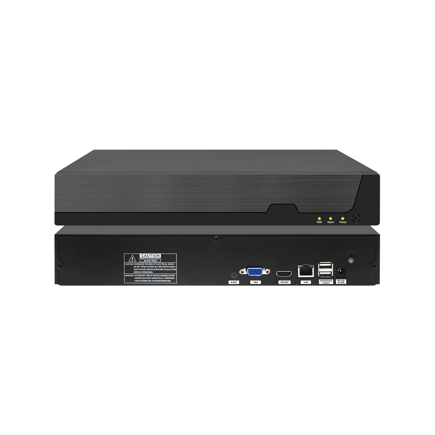 JideTech 20CH 8MP NVR Netzwerk-Videorekorder mit Unterstützung für 1HDD (MN3120B) 