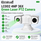 LC002 4MP 36X Green Laser PTZ Camera with 1W Laser, 150m Distance, POE & Adjustable Beam Size