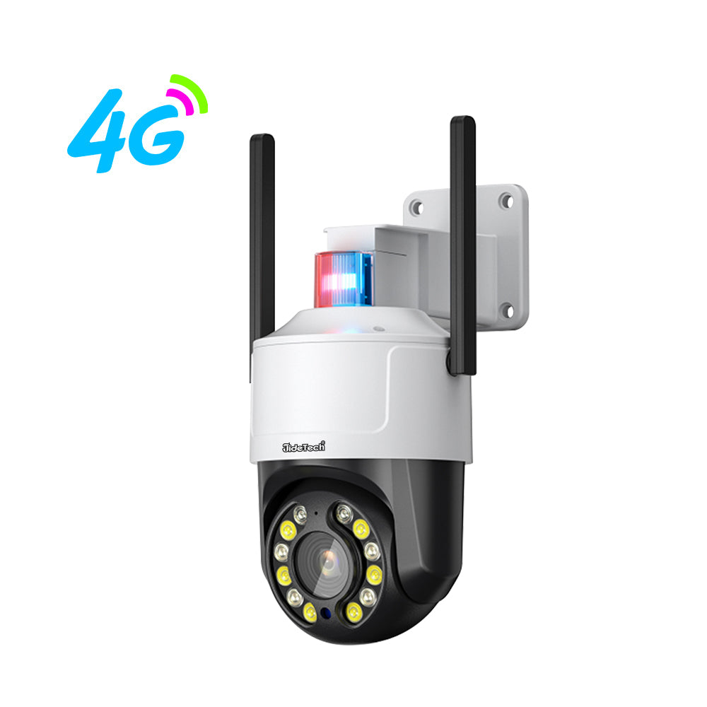 JideTech 3.5inch 10X 5MP 4G (Red & Blue Alert ) PTZ Camera  (Q6-10X-5MP4G)
