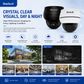 JideTech P1 Plus 8MP 5X Optical Zoom Dome PoE PTZ IP Camera with Auto Tracking