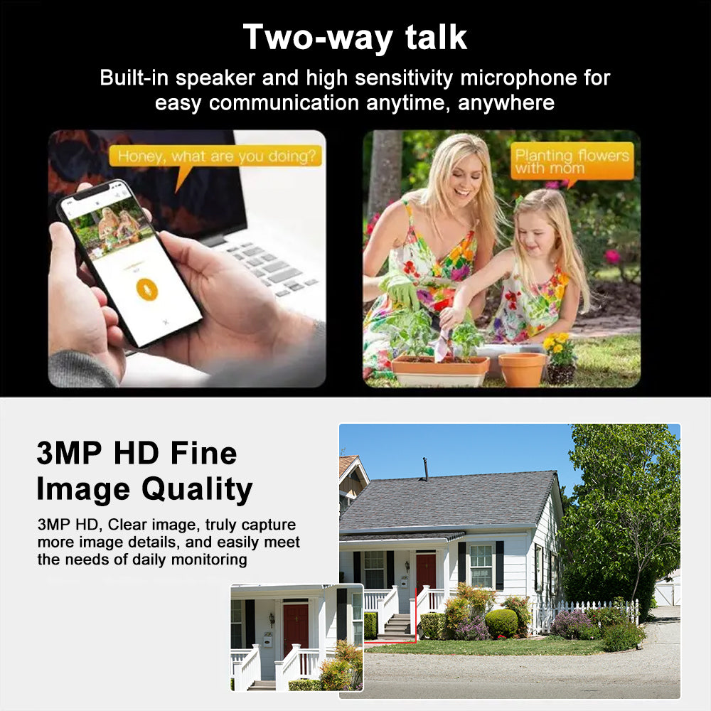 JideTech 5MP 4G Solar PTZ Kamerasystem 4G USA SIM-Karte (Q11)