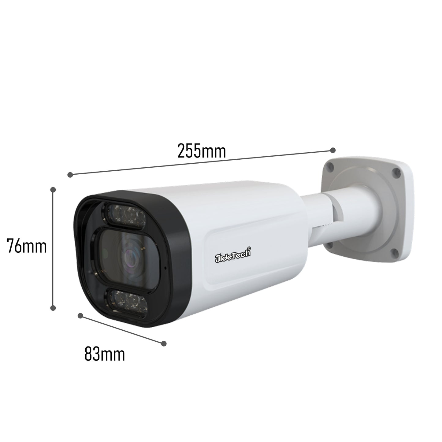 JideTech 5MP/8MP POE Bullet-Kamera Outdoor-IP-Kamera (BC5V-5MP) 