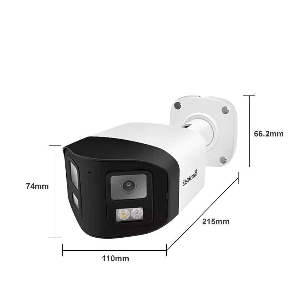 JideTech 180° Weitwinkel-8MP-Dual-Objektivkamera