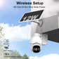 JideTech 3MP AOV 4G Solar PTZ Camera  (A1-3MPW4G)