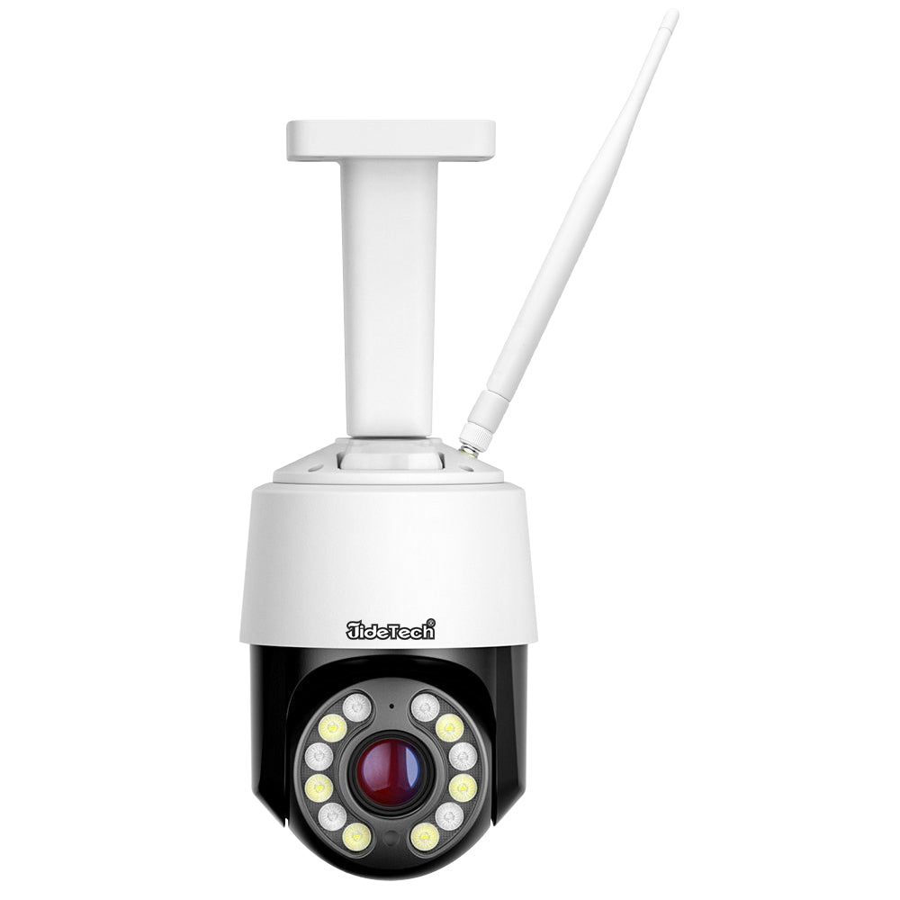 JideTech 3.5inch 10X 5MP 4G (Red & Blue Alert ) PTZ Camera  (Q7-10X-5MP4G)