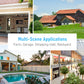 JideTech 5MP POE 20X Optischer Zoom PTZ IP-Sicherheitskamera Wasserdicht IP66 (P2-20X-5MP) 