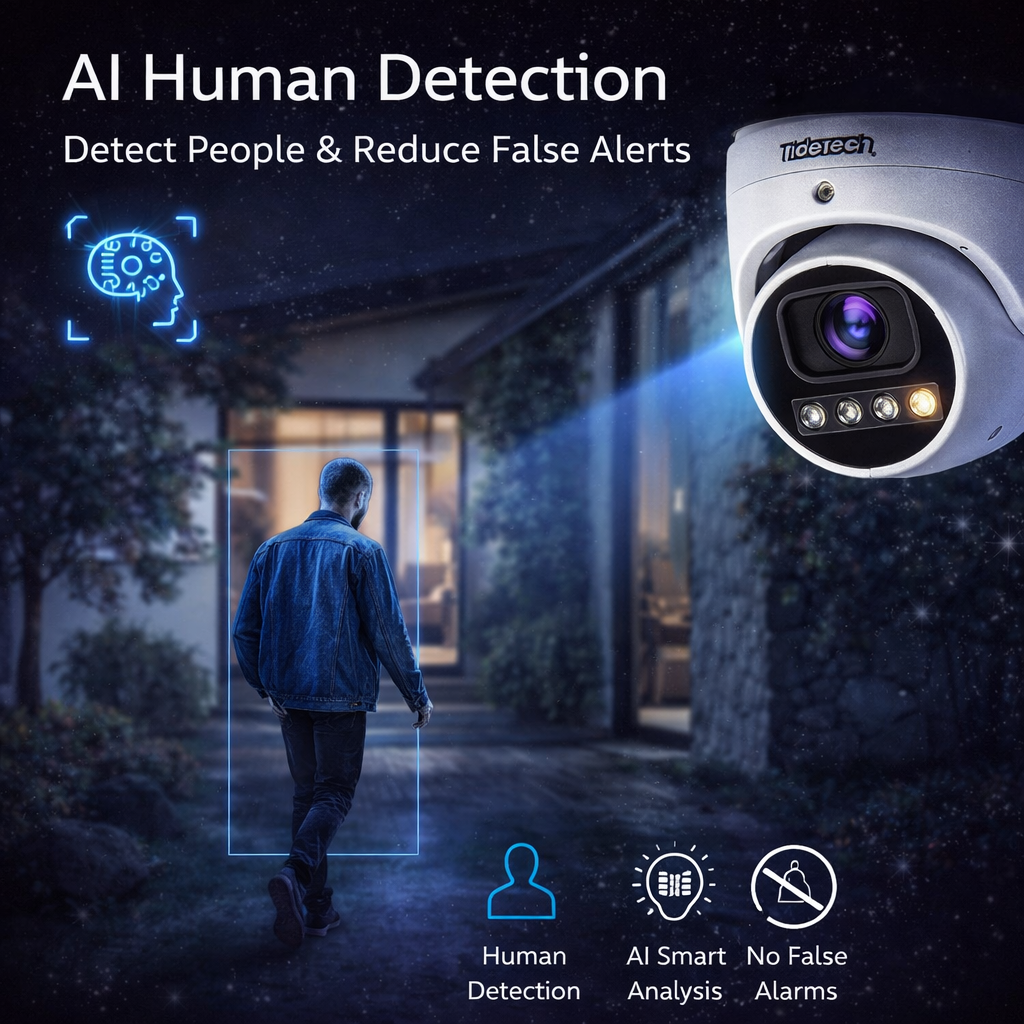 JideTech 5MP/8MP Wise-ISP PoE IP Dome Camera (DM15)