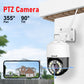 JideTech 3.5inch 10X 5MP 4G (Red & Blue Alert ) PTZ Camera  (Q7-10X-5MP4G)