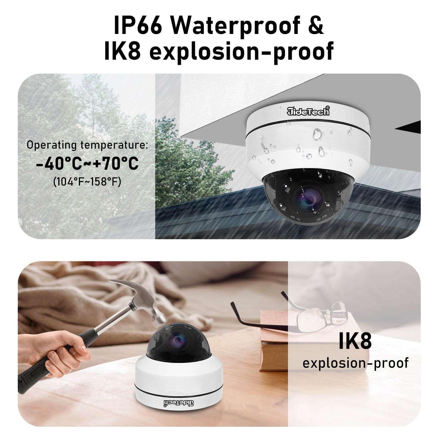 JideTech 5MP 5X Zoom PTZ PoE Kamera (P1-5X-5MP)