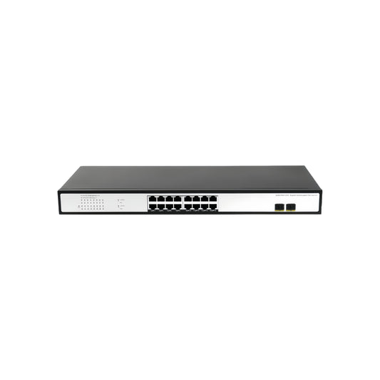 JideTech Gigabit 18-port PoE switch with Switching  Capacity 36Gbps(516GP-2SFP)