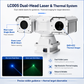 JideTech LC005 Dual Green & Blue Laser Thermal PTZ Camera | 640×512, 35mm, IP66