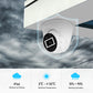 JideTech 5MP/8MP PoE Dome ColorVu IP Surveillance Camera (DM02-5MP)