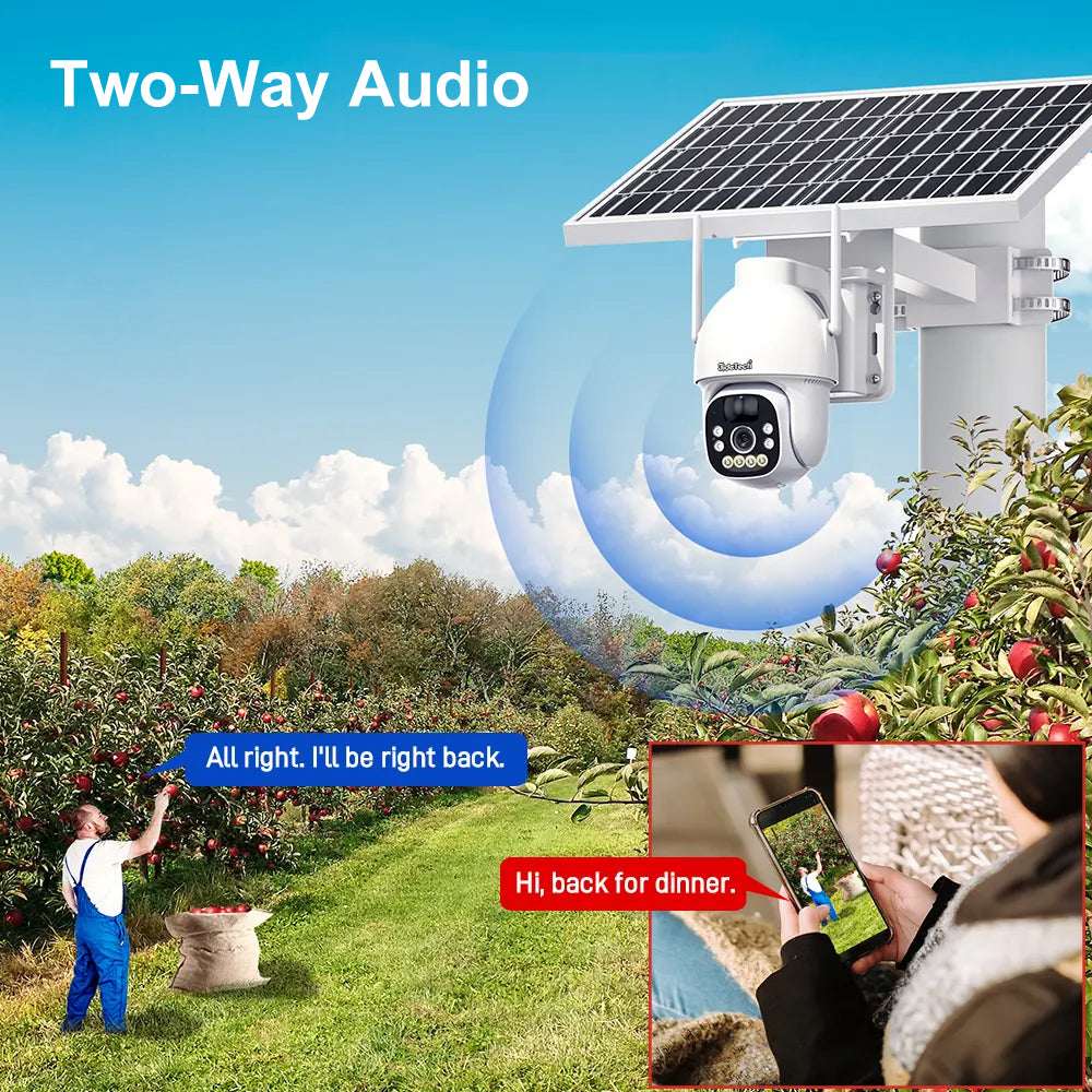 JideTech Daul Modell 4G Solar-PIR-Kamera (S1-4G(PIR)) 