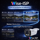 JideTech 5MP/8MP 1/1.8 Sensor Wise-ISP PoE IP Camera