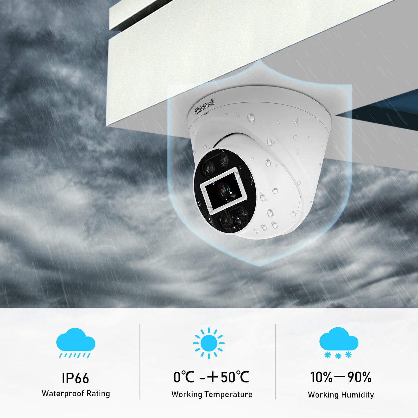 JideTech 5MP/8MP 8CH POE PTZ Kameras IP-Sicherheitskamerasystem (NK13-8H-5MP) 