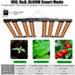 JideTech LED-Pflanzenlampe Samsung LED 8-Leiste Verstellbar 650W Vollspektrum LED-Wachstumslampe Gartenbau Zimmerpflanzen (SPC6500-650W) 
