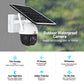 JideTech 4MP WIFI Mini-Solarkamera mit Echtzeit-Push-Alarm (S5-4MPW) 