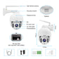 JideTech 5MP WiFi 5X Zoom PTZ IP-Kamera für Innen und Außen, ab Lager Großbritannien, versandkostenfrei (P3-5X-5MPW) 