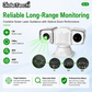 LC002 4MP 36X Green Laser PTZ Camera with 1W Laser, 150m Distance, POE & Adjustable Beam Size