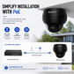 JideTech 8MP 10X Zoom (Hybrid zoom) PoE Dome PTZ IP Camera (P1 PLUS)