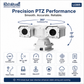LC005 Dual 5W Green & Blue Laser Thermal PTZ Camera 640×512 35mm