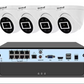 JideTech 5MP/8MP 4-Kanal PoE Sicherheitskamerasystem IP-Kamera NVR-Kits (NK5-4H-5MP)