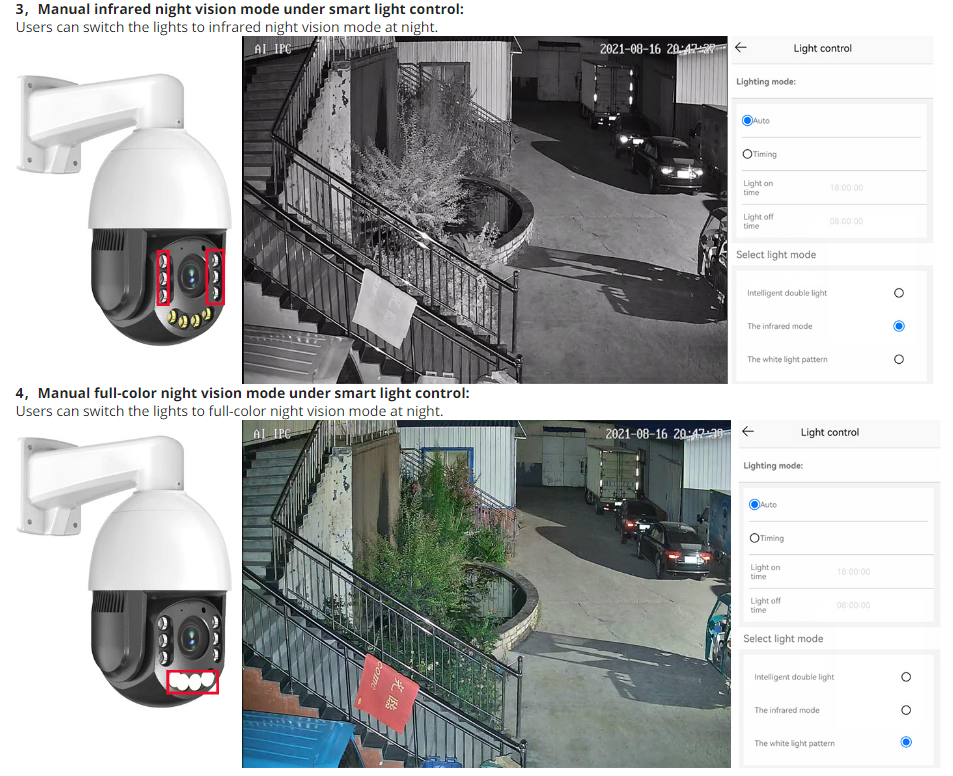 JideTech 5MP/8MP 20X Zoom Outdoor PTZ Surveillance Camera (P10-20X-5MP/8MP)