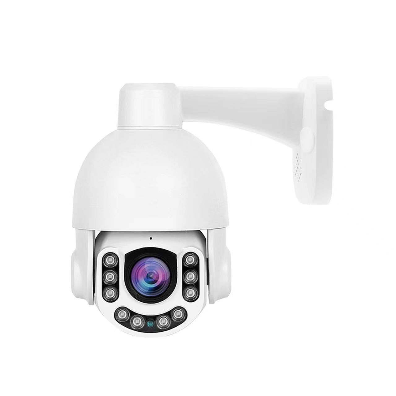 JideTech Outdoor PTZ PoE Sicherheitskamera, HD 5MP IP-Kamera mit automatischer Verfolgung und 5-fachem Zoom 