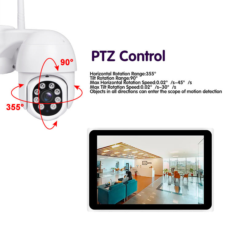 JideTech 3MP 8CH Drahtlose IP-Kamera mit HD Slim 10,1 Zoll 1x 8CH 1080P All-in-One-Bildschirm-Host (NK4-8H-3MPW-QD) 