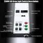 Sonlipo SPC2500 LED-Pflanzenlampen, 3 Arten von Vollspektrum-Pflanzenlampen, 250 W, Timer und Dimmer