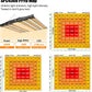 JideTech 2196 Samsung LEDs Vollspektrum LED-Pflanzenlampe 450 W Dimmbar für Indoor-Pflanzen und vertikale Landwirtschaft (SPC4500-450W) 