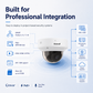 JideTech 4MP/8MP Face Recognition LightHunter WDR Dome IP Camera with 4X Zoom, PoE, Face Capture & Comparison A3238