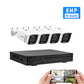JideTech 4H 8MP Kabelgebundenes PoE-Sicherheitssystem (NK2-4H-8MP) 