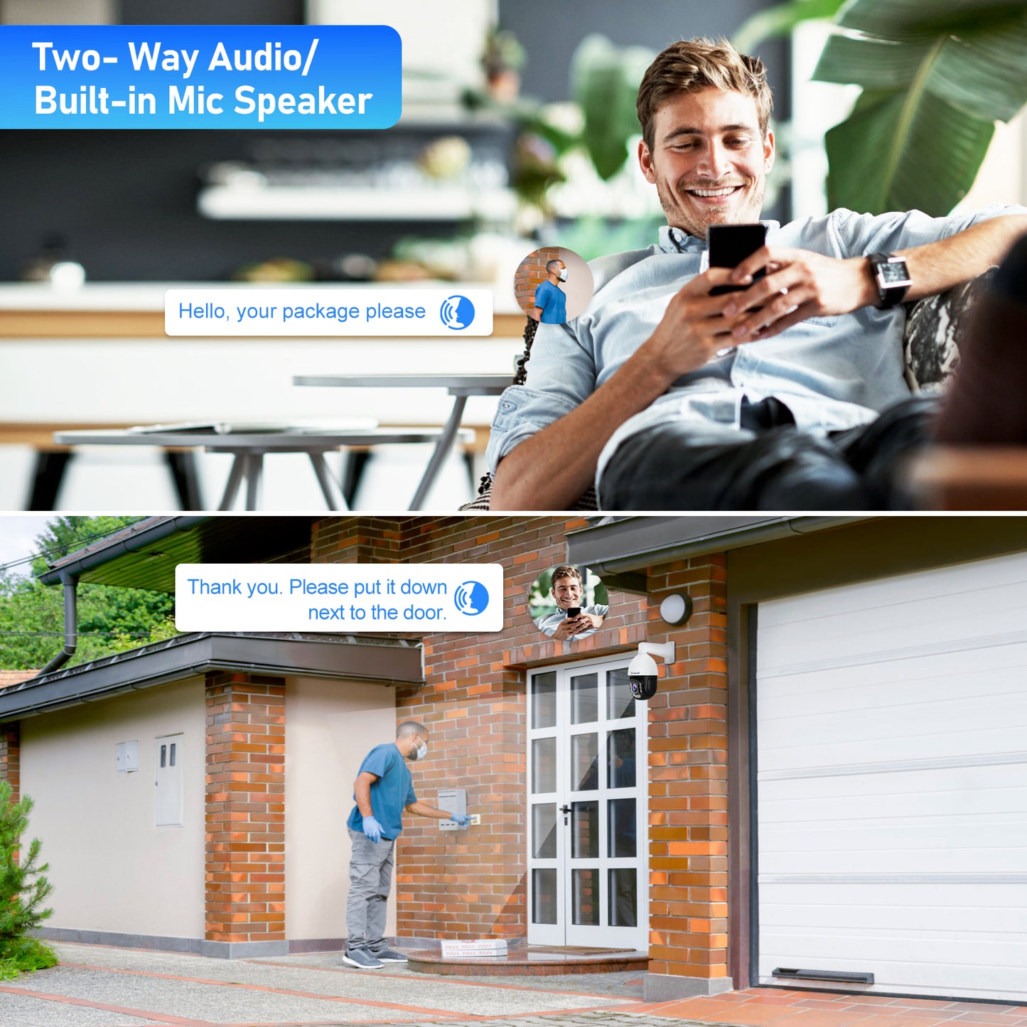JideTech 5MP/8MP 20X Zoom Outdoor PTZ Surveillance Camera (P10-20X-5MP/8MP)